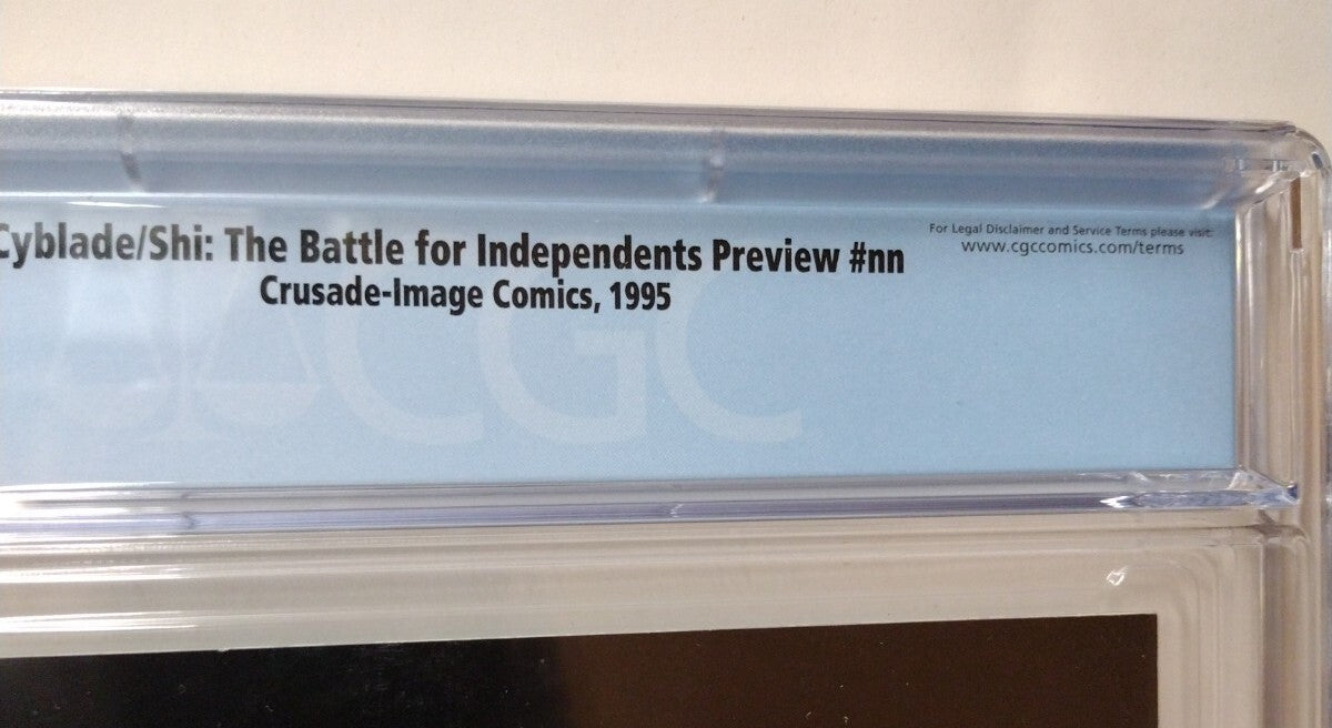 Cyblade/Shi Battle For The Independents Preview CGC 9.6 Witchblade True 1st