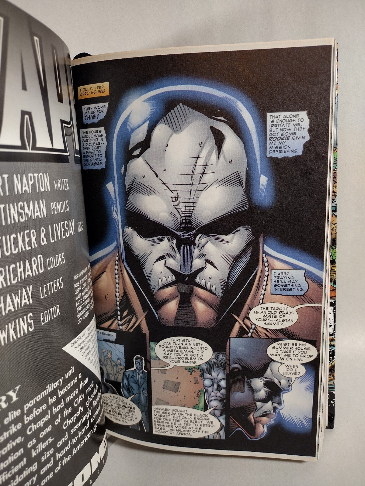 Chapel and the Extreme Sacrifice (1994) Complete ARG Custom Bound Comic...