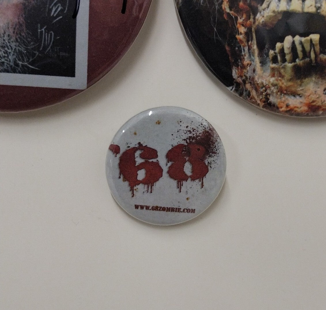 68' (2012) Scars Image Horror Comic Zombie Button lot of 3 Signed Jay Fotos 