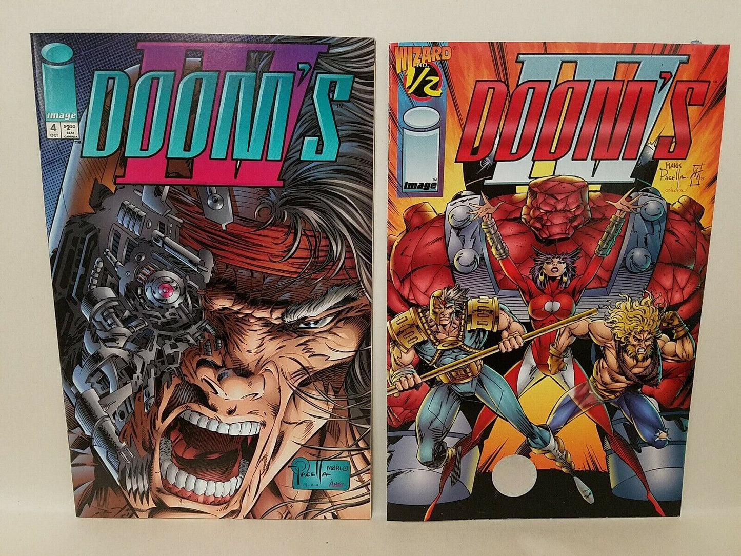 Doom's IV (1994) Complete Image Comic Set 1 2 3 4 1/2 Inside Image #17 1st App! 