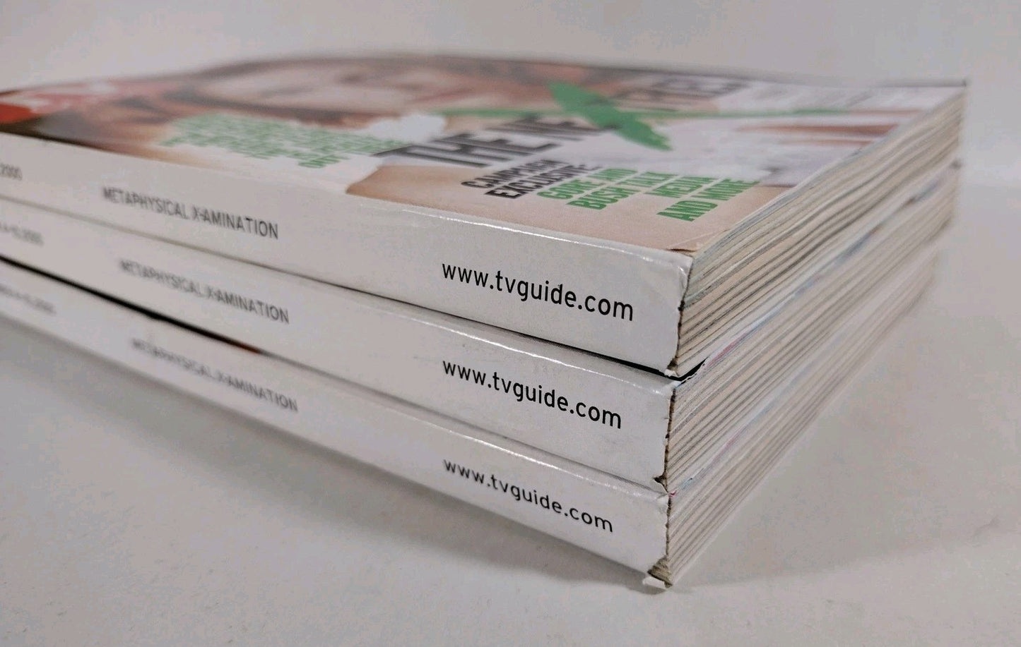 3 TV Guides Variant  X-Files Covers Nov 4th 2000 Gillian Anderson David Duchovny