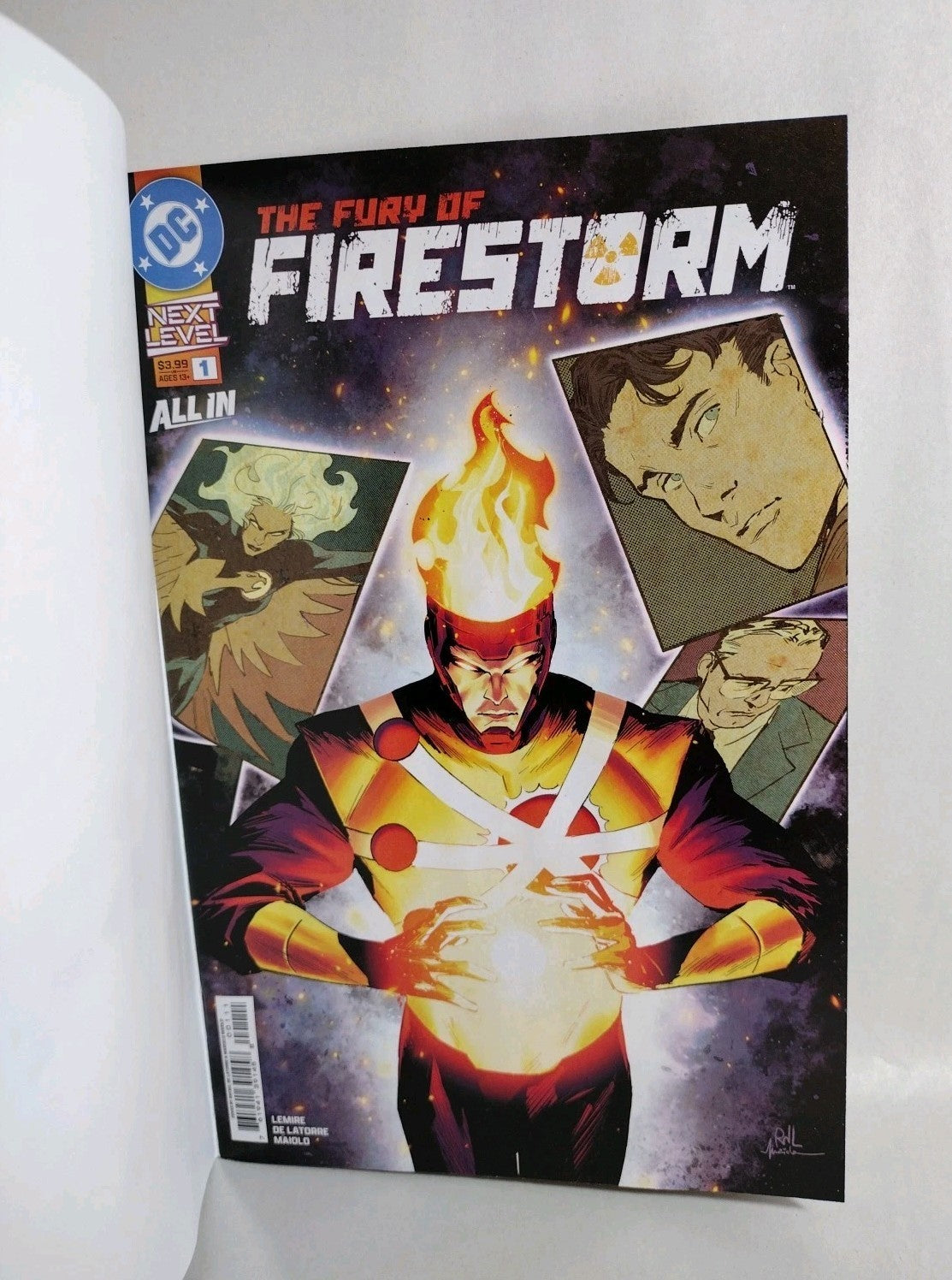 Firestorm #1 (2026) DC Comic Sketch Cover Variant W Original Dave Castr Art