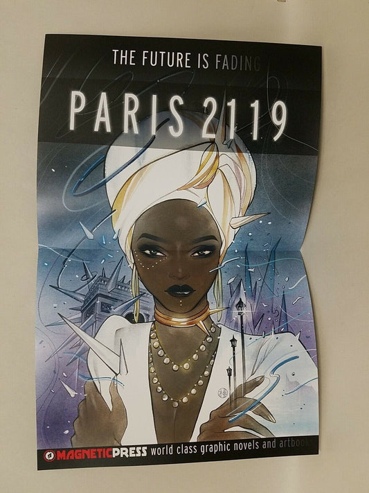 Paris 2119 (2019) Magnetic Press Poster Dominique Bertail Peach Momoko Art HTF