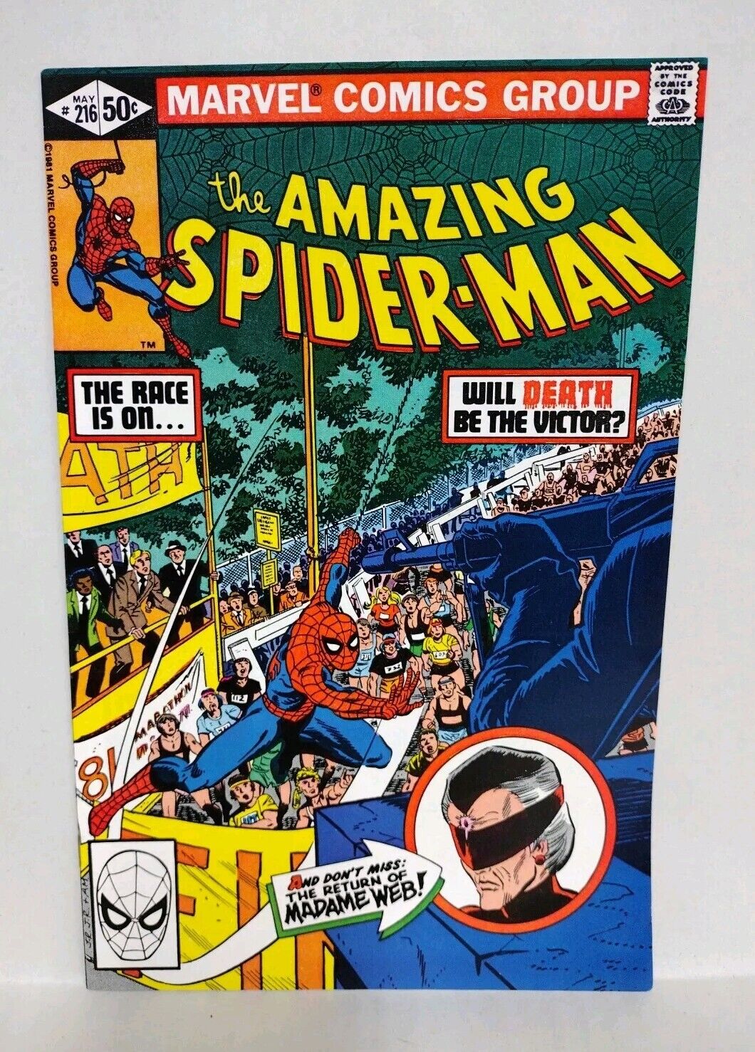 Amazing Spider-Man #216 (1981) Marvel Comic 2nd Madame Web VF-NM