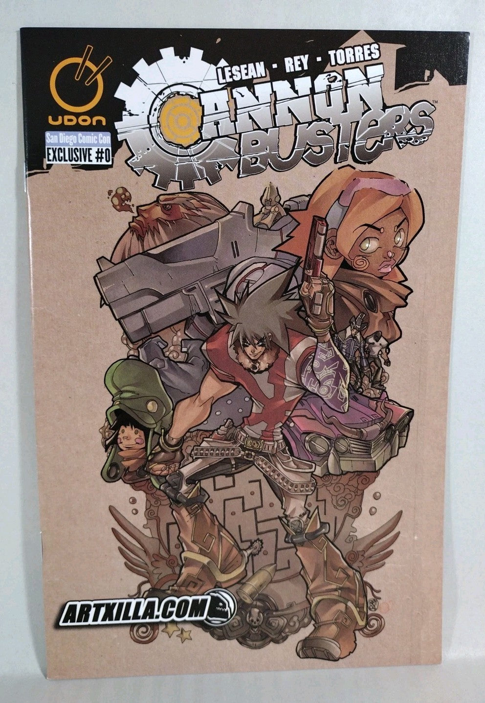 Cannon Busters #0 (2004) UDON SDCC Exclusive Preview Comic Character Guide NM