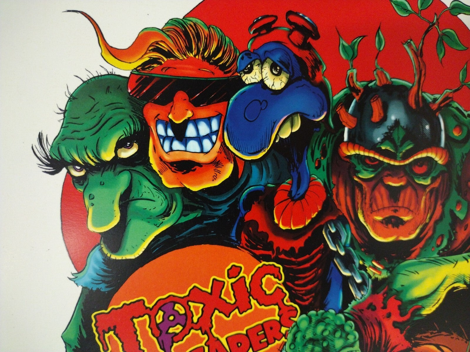 Toxic Crusaders (2021) Dave Castr 11X17" Poster Print Signed & #'d ARG LTD 1/27