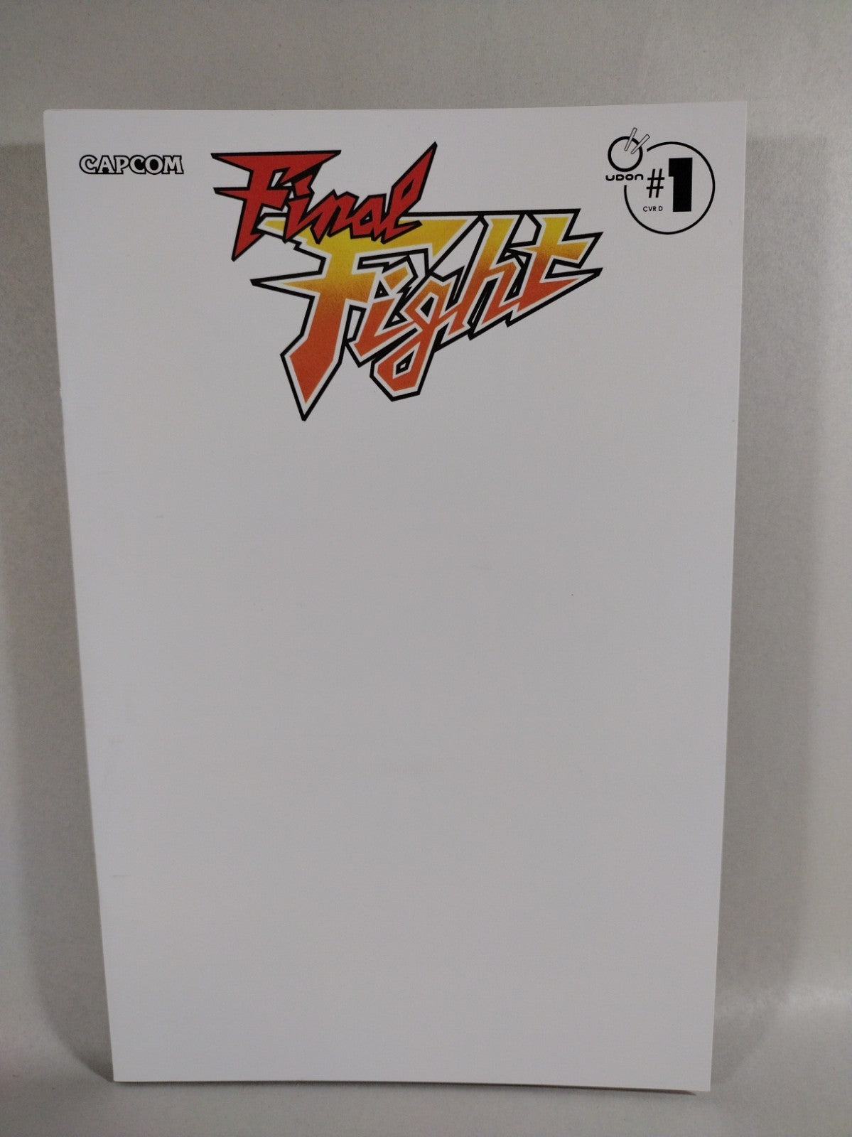 Final Fight #1 (2024) Udon Capcom Comic Blank Sketch Cover Variant New NM