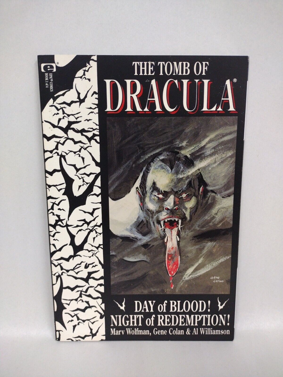 Tomb Of Dracula Day Of Blood Night Of Redemption (1991) Complete Epic Comic Set