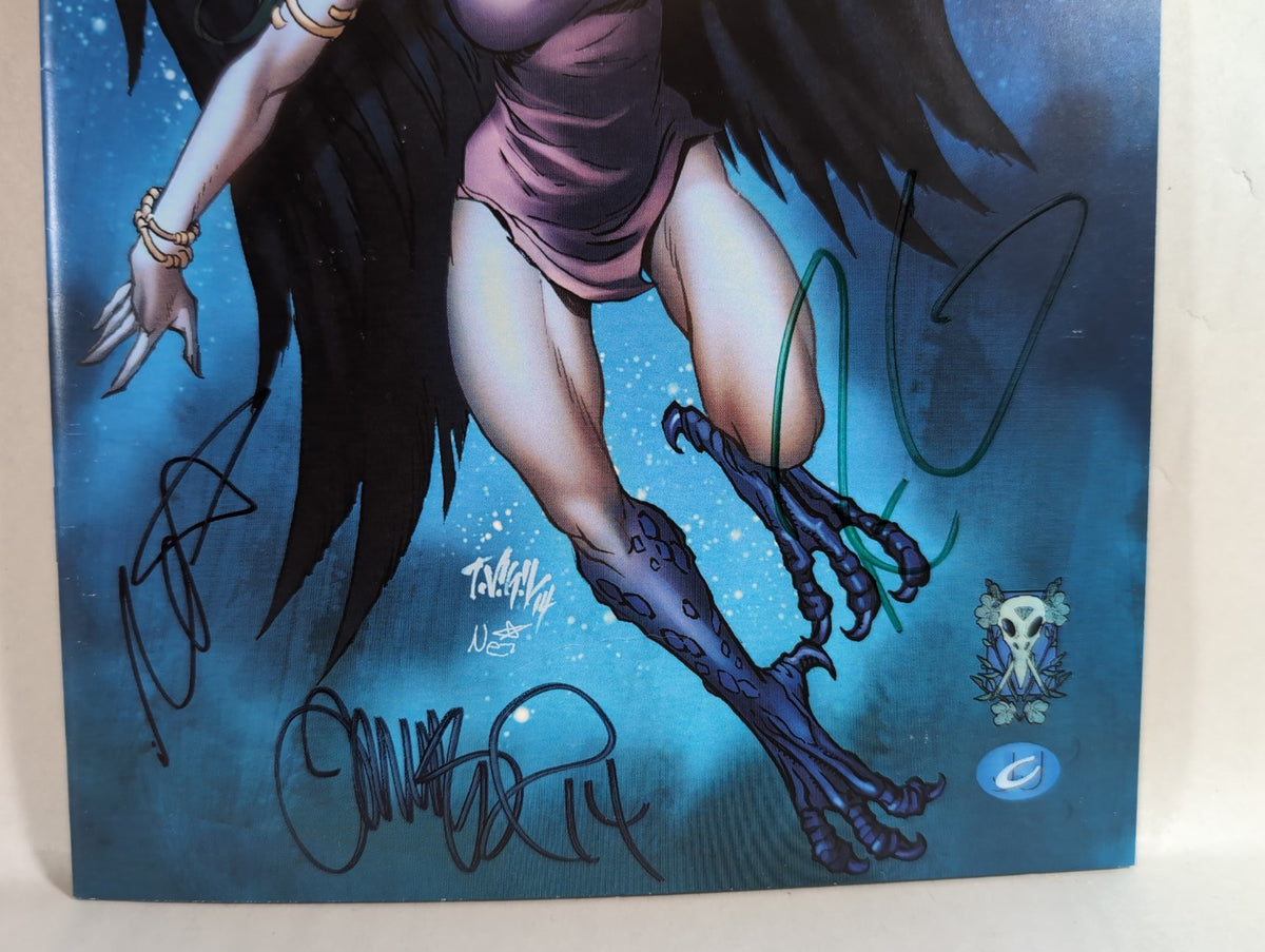 Secret Life Of Crows: Feather Into Flame (2014) Elysium Comic Signed 3X VF