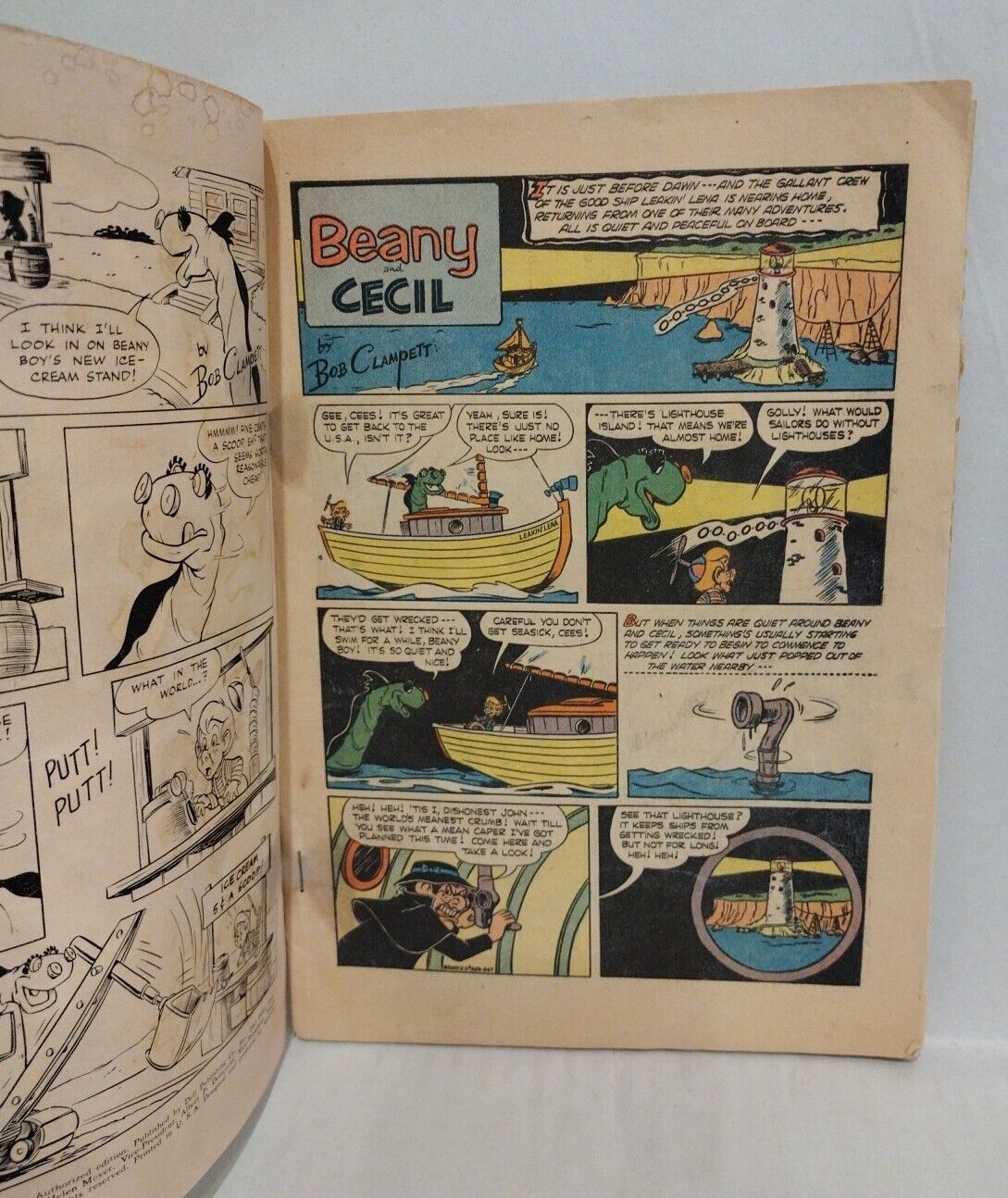 Beany And Cecil #570 (1954) Dell Comic Golden Age Bob Clampett Cartoon