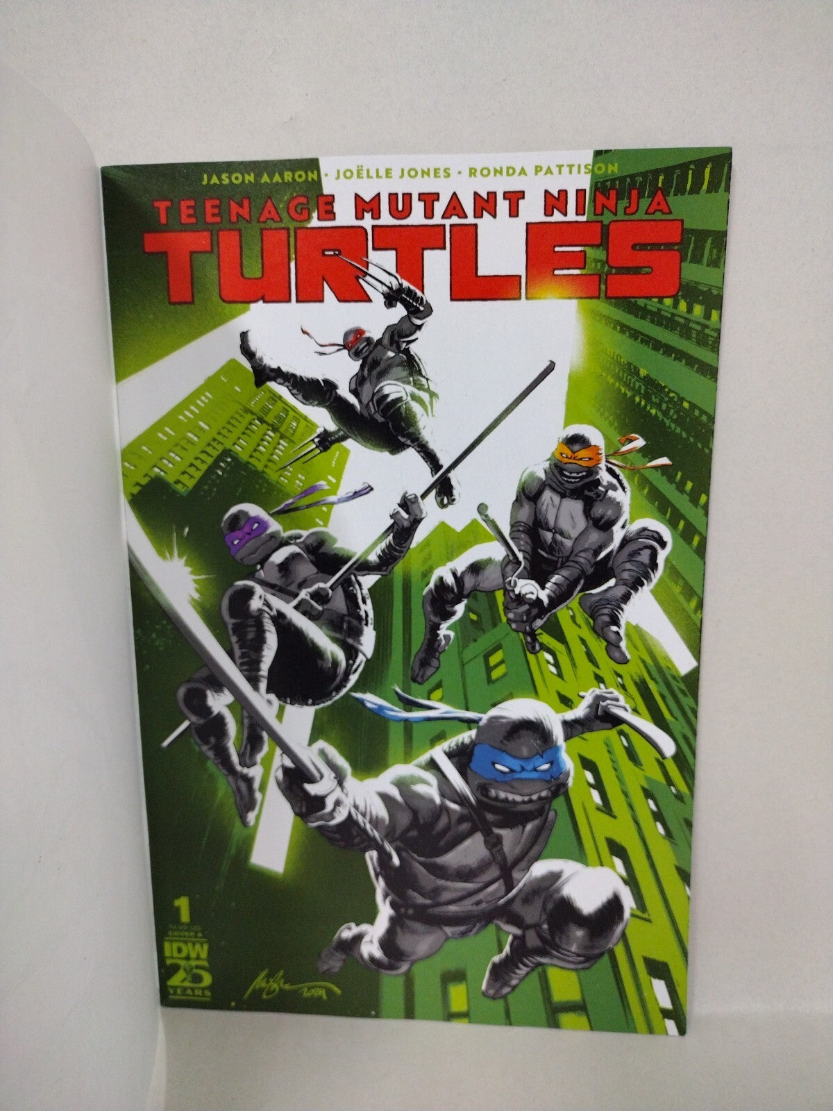 Teenage Mutant Ninja Turtles 1 (2024) IDW Sketch Cover Var W Original JAG Art