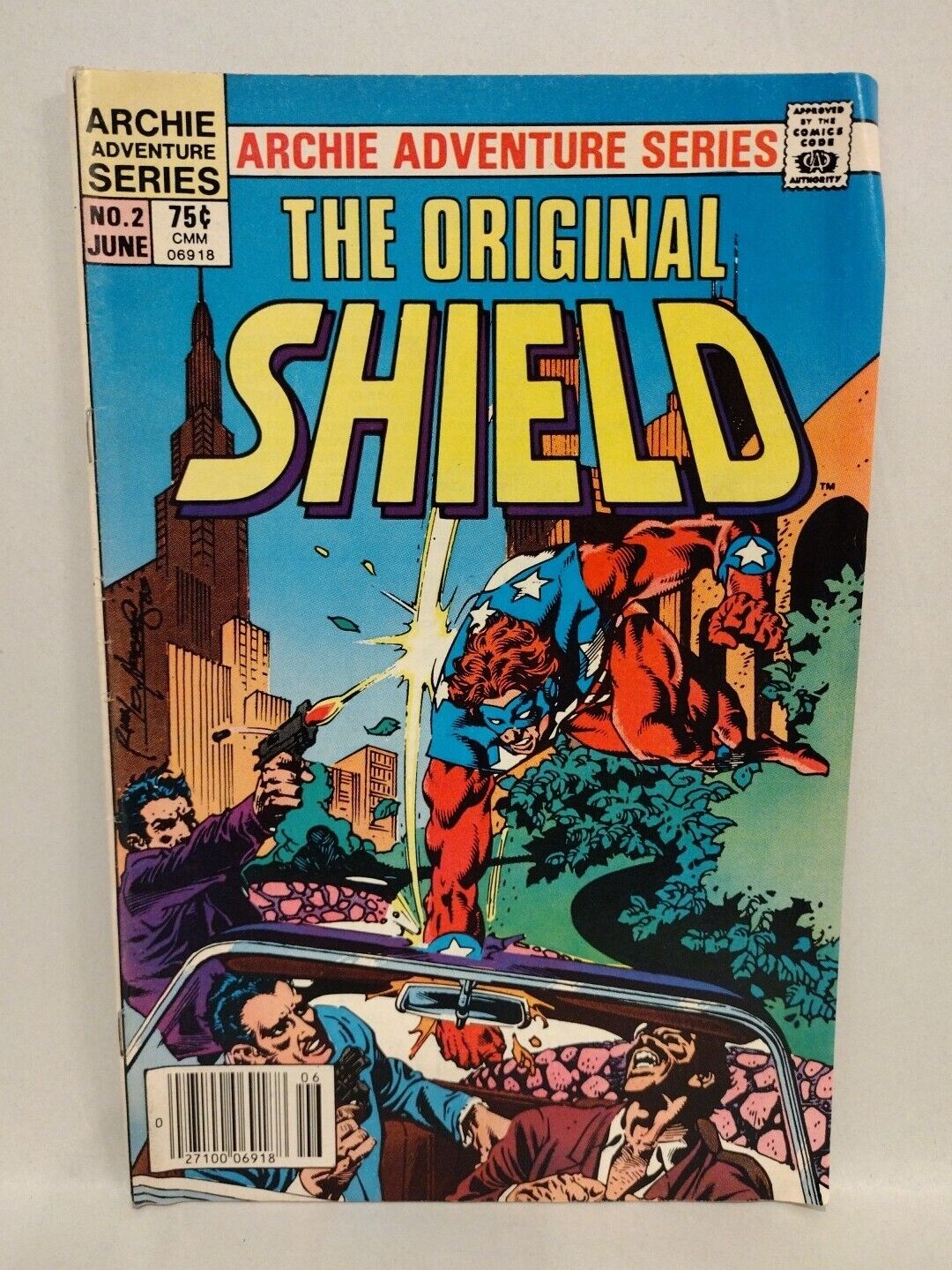 Original Shield (1984) Archie Adventure Comic Lot Set #1 2 3 Rudy Nebres Ayers