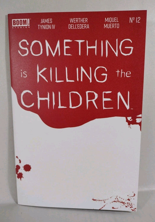 Something Is Killing The Children #12 (2020) Boom Blank Sketch Cover Comic NM