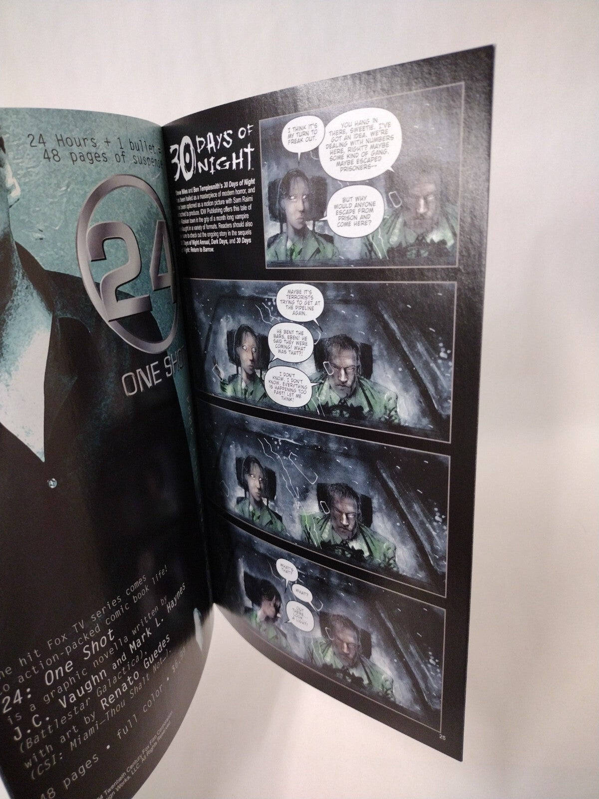 CSI Crime Scene Investigation 30 Days Of Night Shield 24 (2004) IDW FCBD Comic