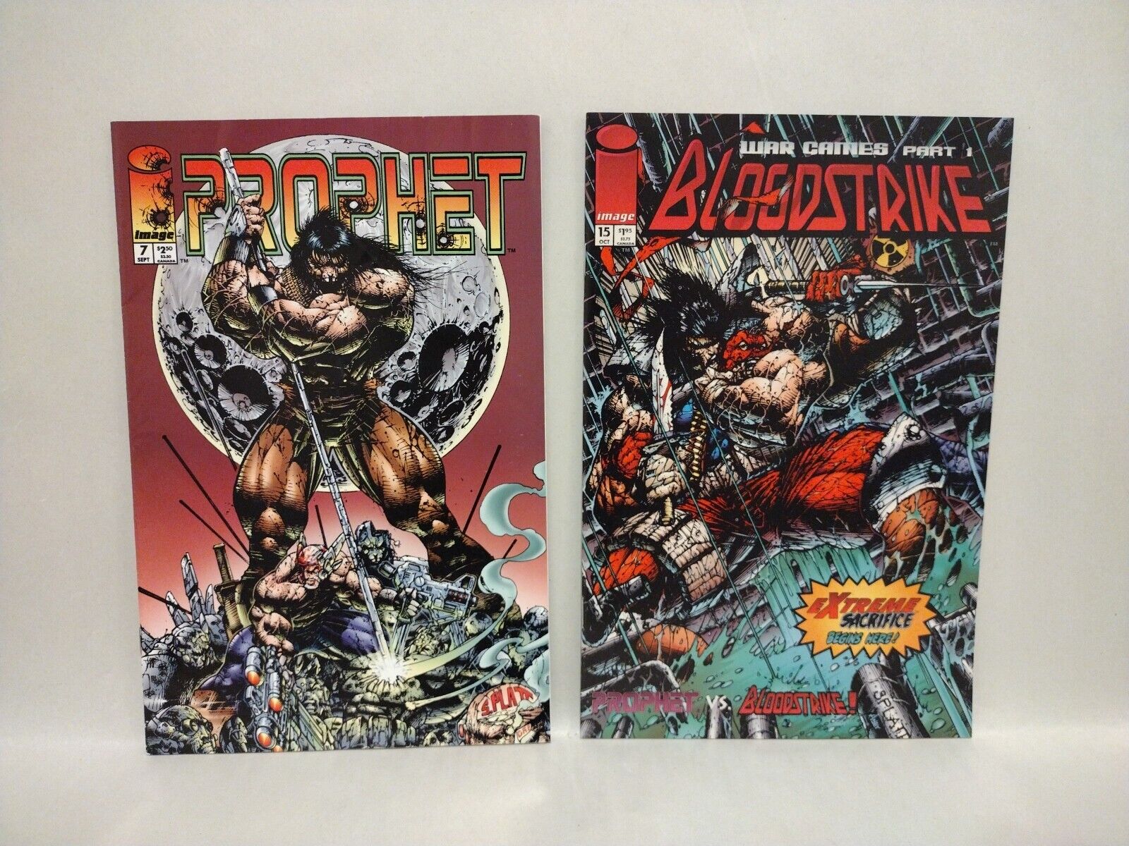 Prophet Vol. 1 (1993) Image Comic Set #1-8 War Games Pt 1 2 3  1st Crypt Splatt