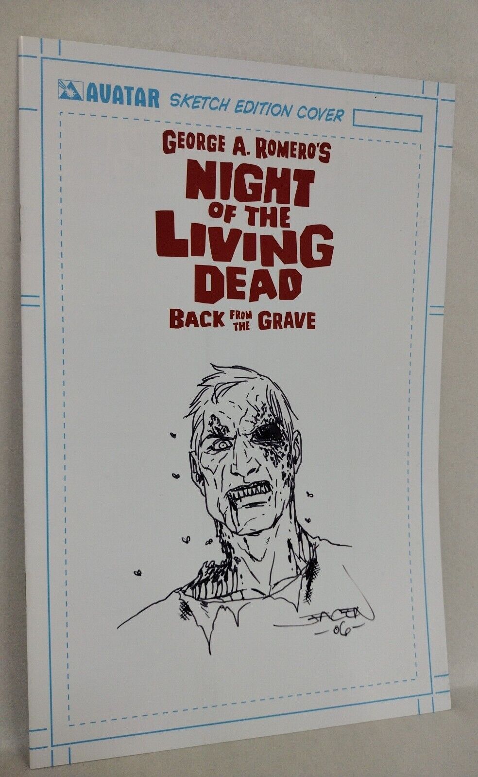 Night O/T Living Dead Back From The Grave 1 Variant W Original Jacen Burrows Art