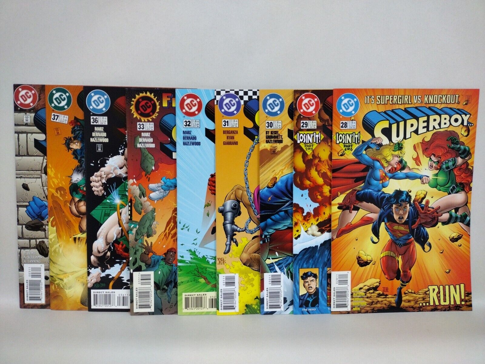 Superboy 1996 DC Comic Lot Set #28 29 30 31 32 33 36 37 Annual 3 VF-NM