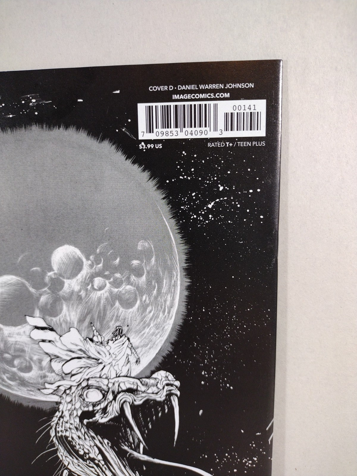 The Moon is Following Us #1 (2025) Image Comic 1:50 BW Ratio Variant DWJ NM