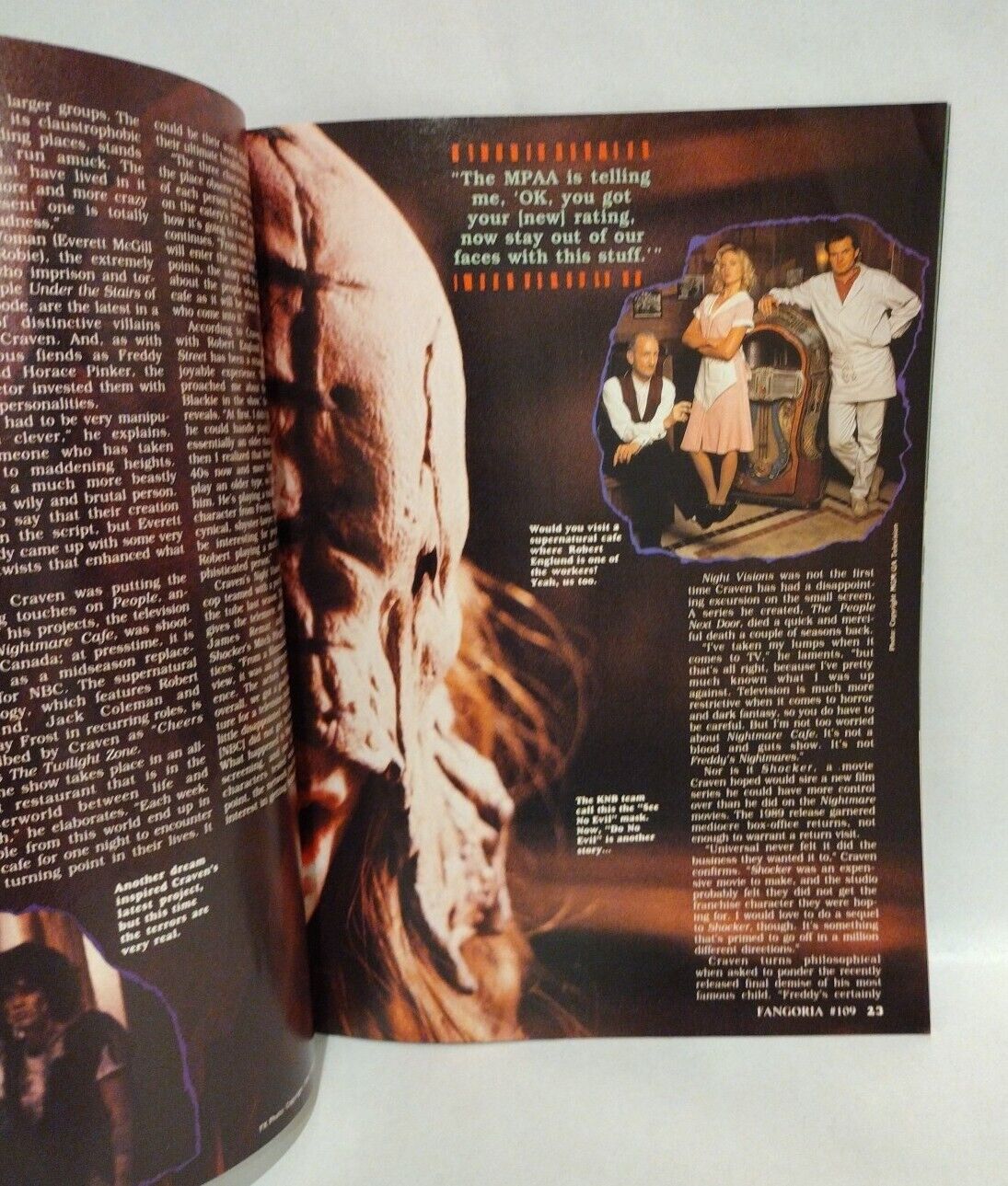 FANGORIA Magazine #109 (1992) Freddy's Dead People Under The Stairs Freejack