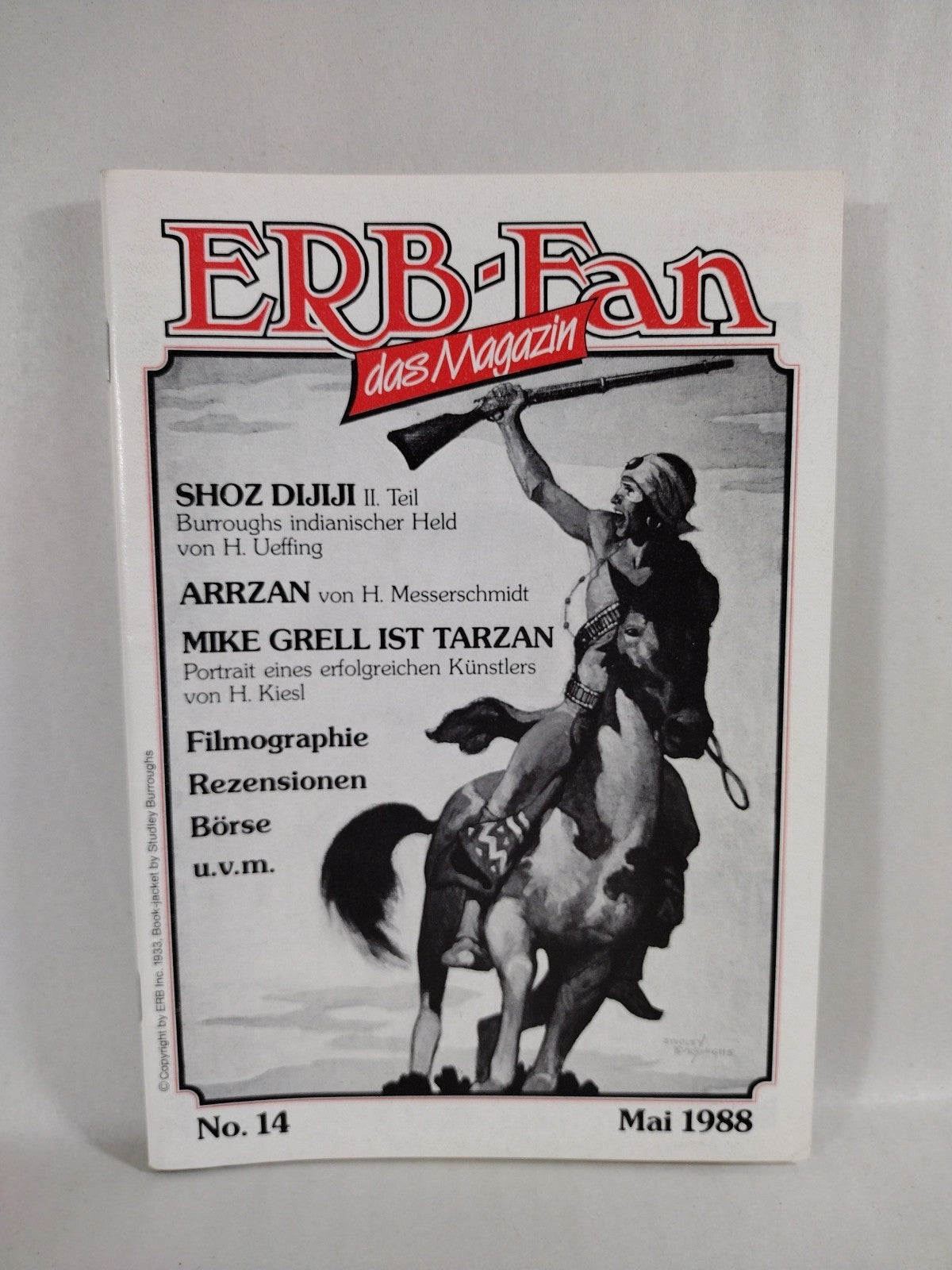 ERB Fan Das Magzin (1988) German Text  Fanzine Lot Set #14 15 Mike Grell Tarzan