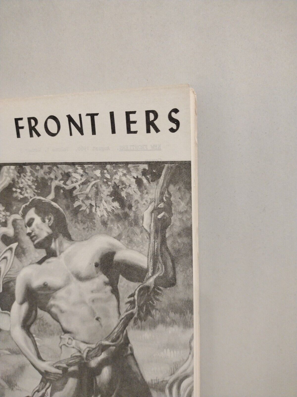 New Frontiers #3 (1960) Terra House Fanzine George Barr Cover Art 