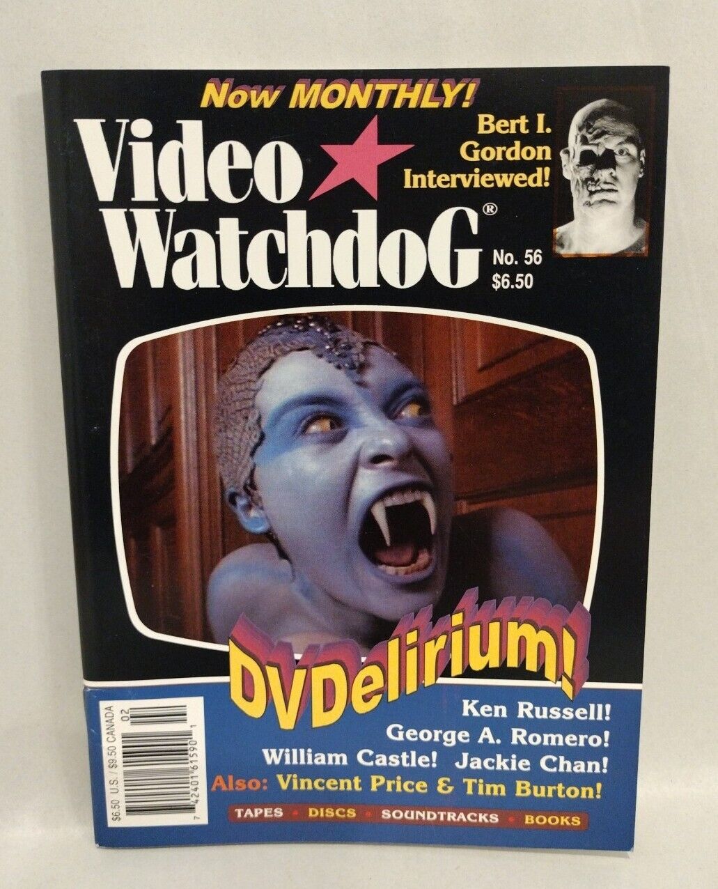 Video Watchdog Magazine (2000) #56 Bert Gordon Creepshow Chucky 