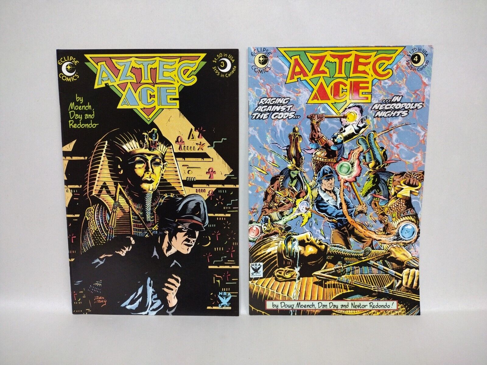 Aztec Ace (1984) Complete Eclipse Comic Lot Set #1-15 Doug Moench Nestor Redondo