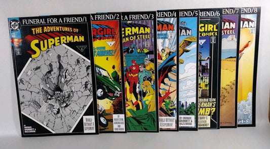 DC Comics Superman Funeral For A Friend Complete Story Arc Pt 1-8 VF-NM