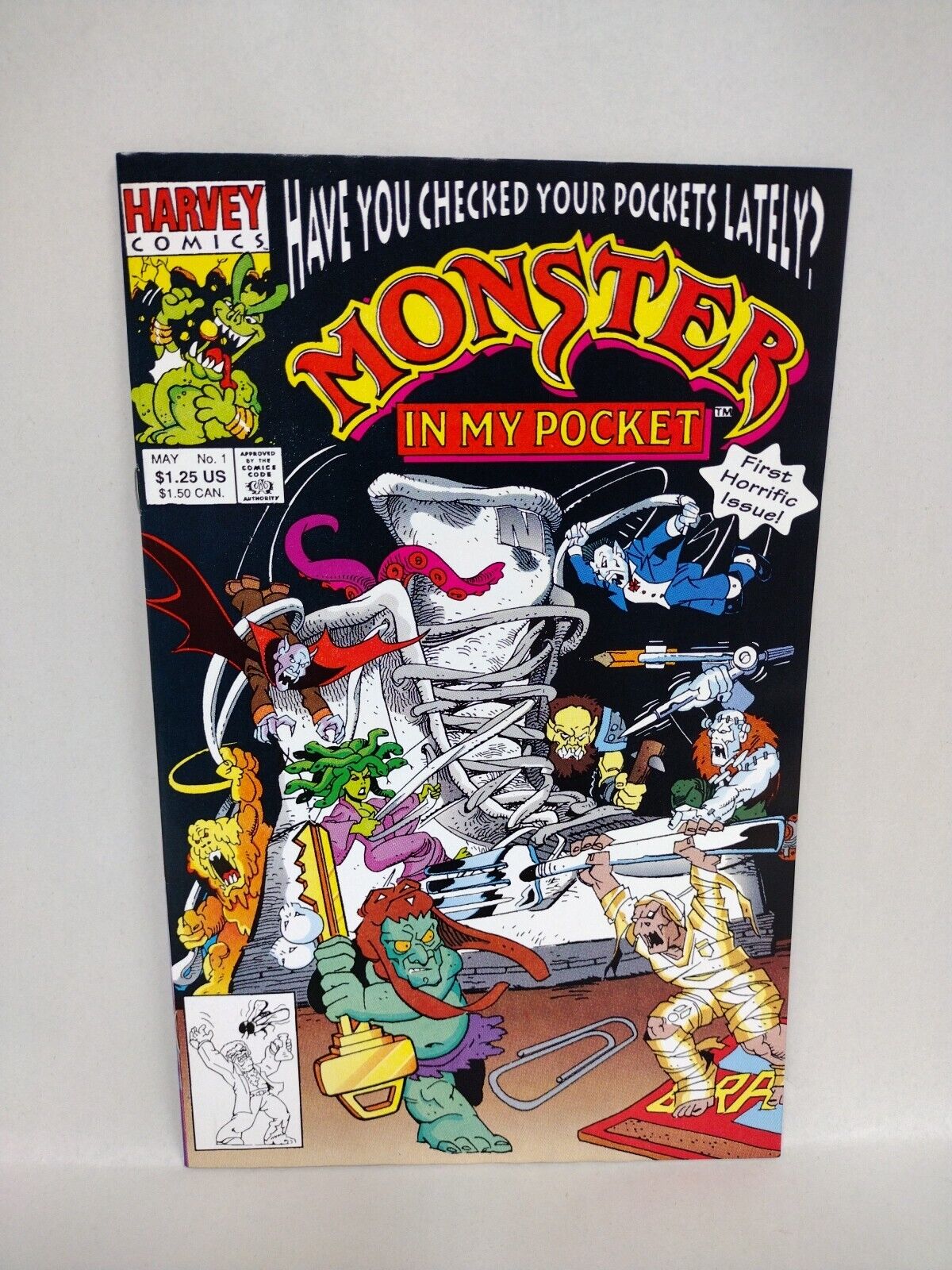 Monster In My Pocket (1991) Harvey Comic Lot #1 2 4 VF NM