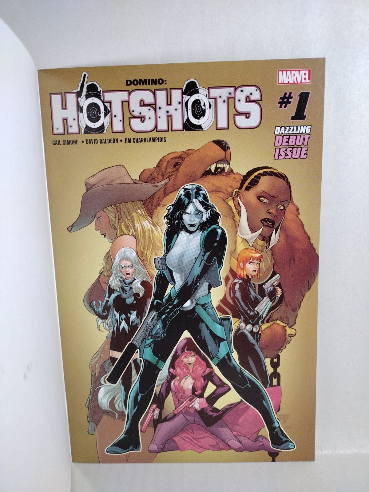 Domino Hotshots #1 (2019) Sketch Cover Variant Comic w Original DCastr Art 