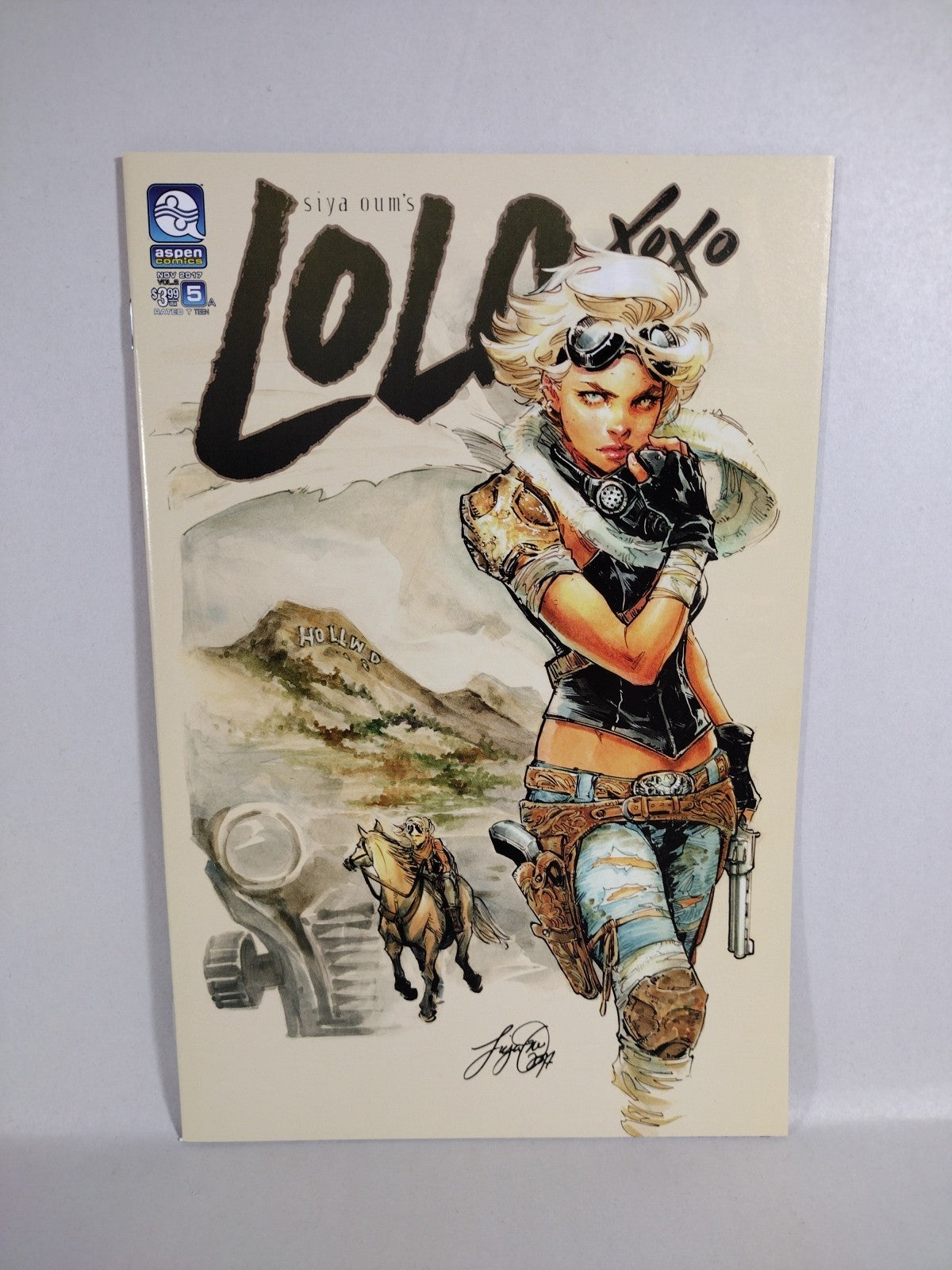 Lola XOXO (2014) Aspen Comic Lot Set 1 2 3 Signed (2017) 2 3 4 5 Siya Oum VF-NM
