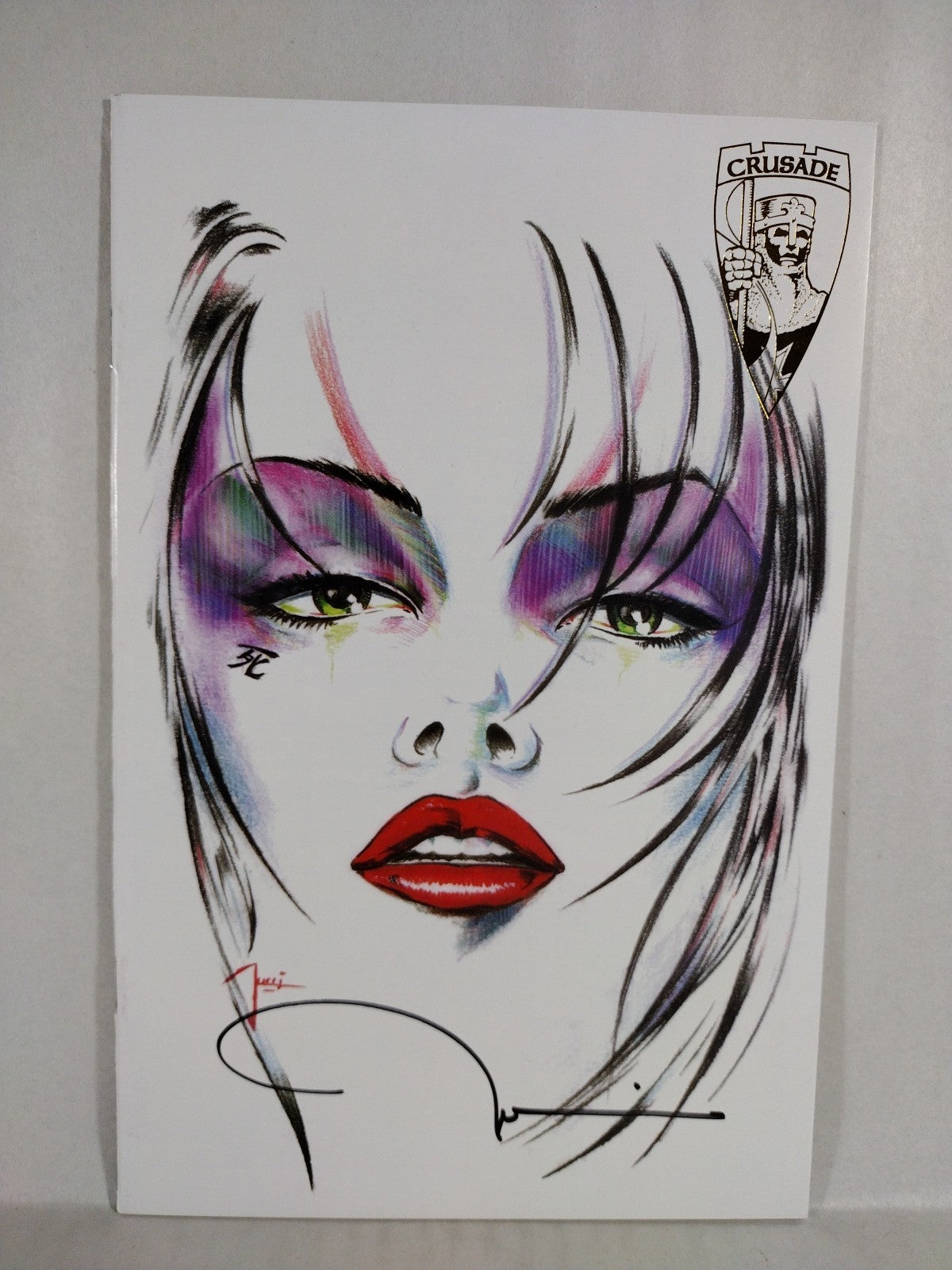 Shi Way Of The Warrior 1995 Crusade Comic Signed Lot 1 2 3 4 5 6 7 Set W Prints