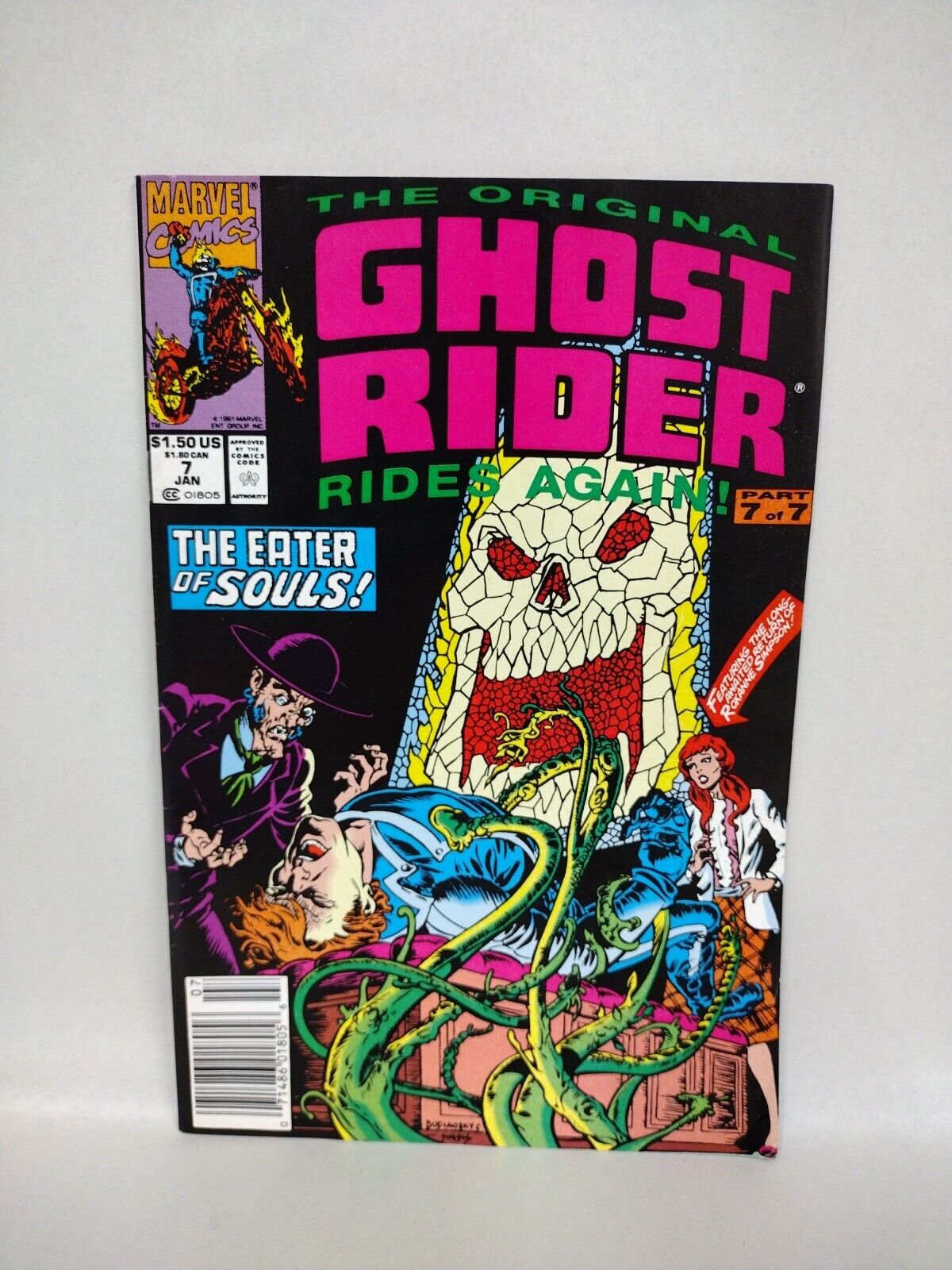 Original Ghost Rider (1991) Marvel Comic Reprint Series 2 3 4 5 6 7 Johnny Blaze