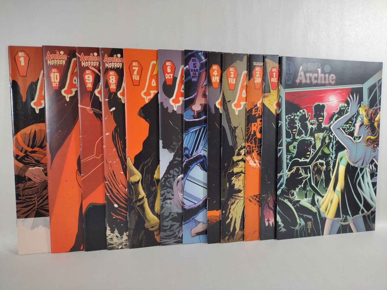 Afterlife With Archie (2013) Complete Comic Set  #1-10 HCF Pepoy Variants VF-NM