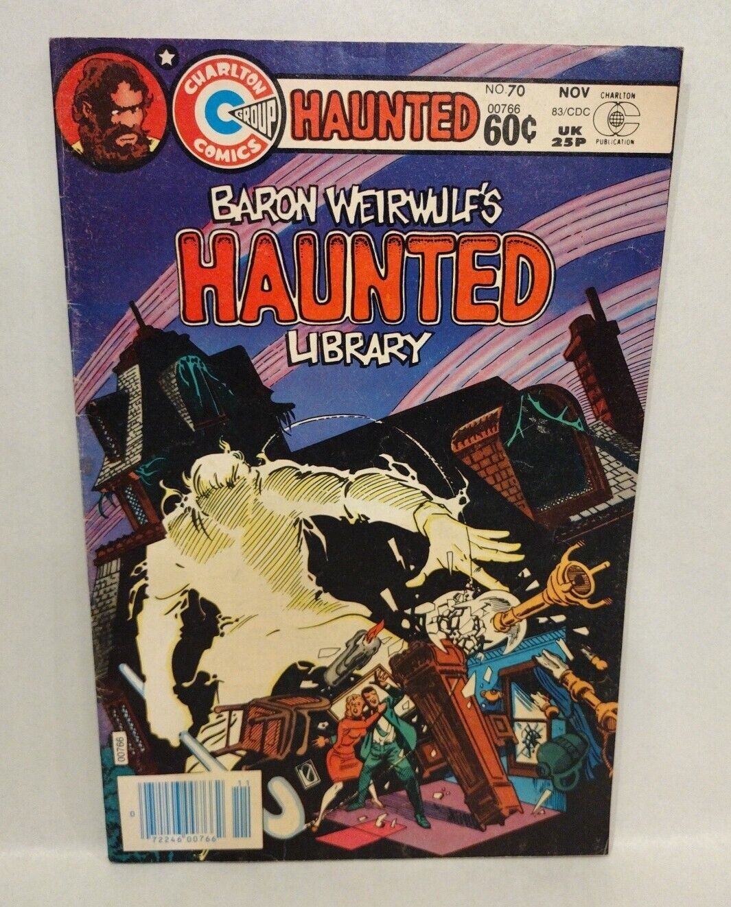 Baron Weirwulf's Haunted Library #70 (1983) Charlton Horror Comic Sutton Ditko