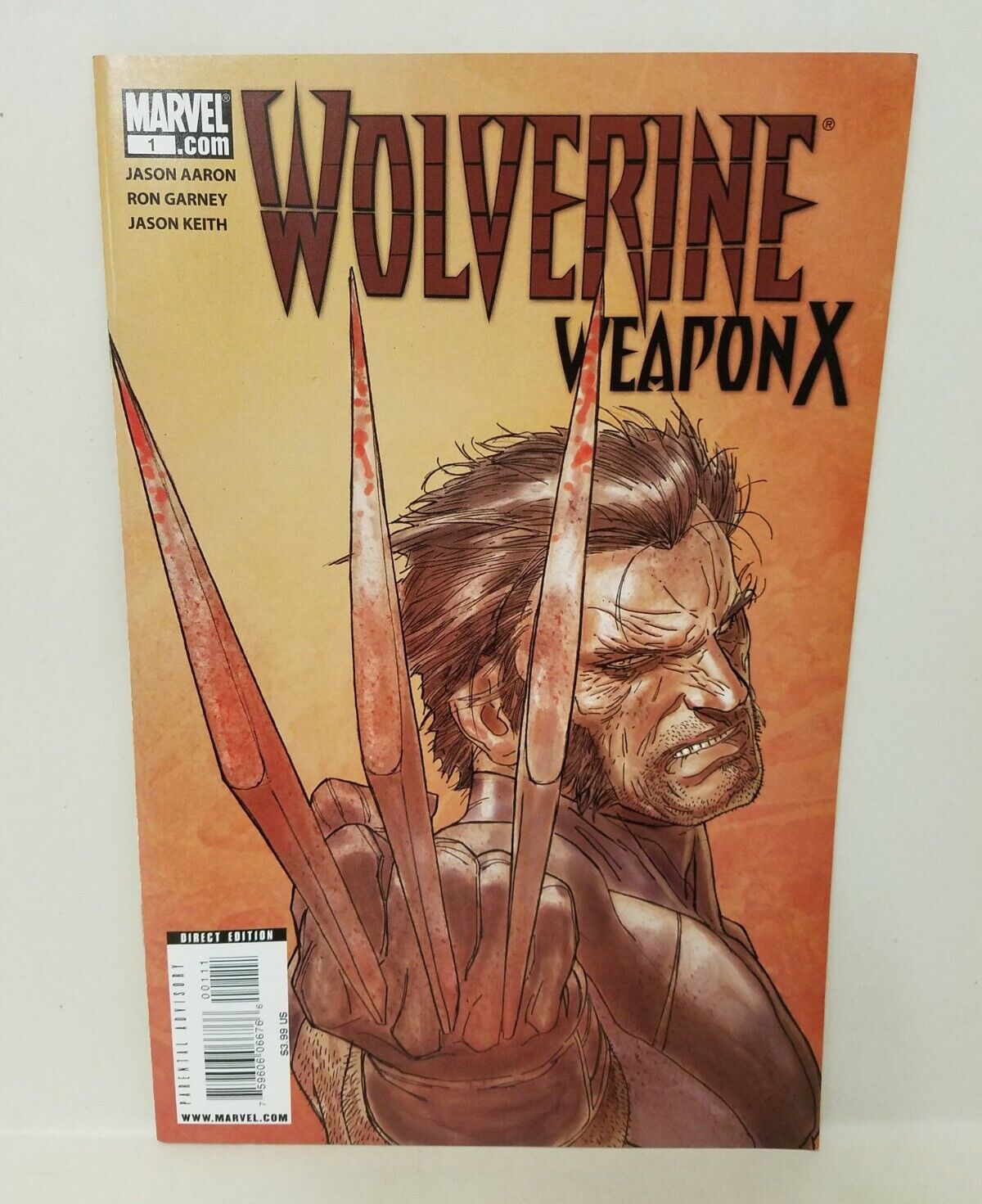 Wolverine Weapon X (2009) #1 Variant Marvel Comic Lot of 4 Kubert Olivetti Davis