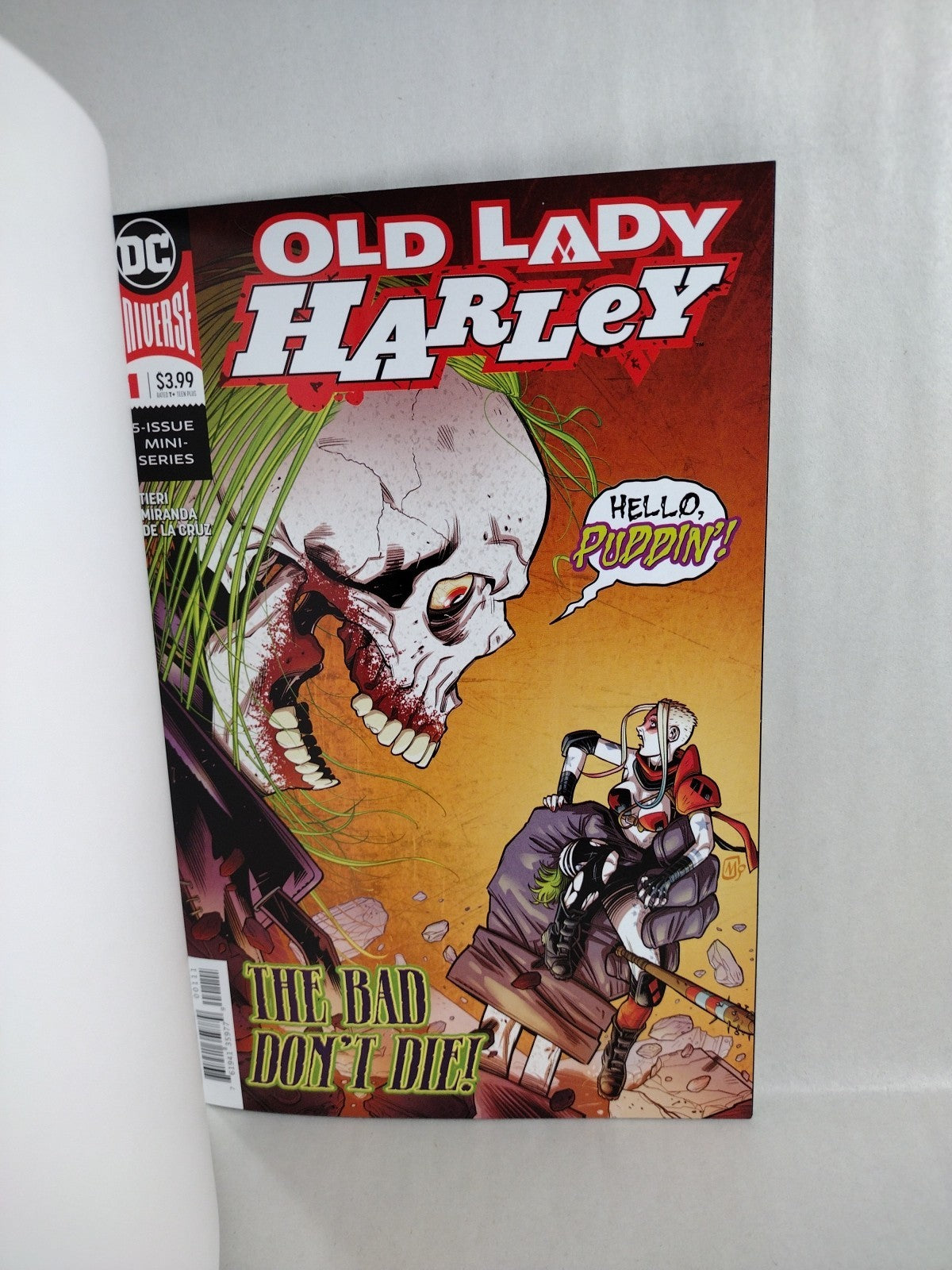 Old Lady Harley #1 (2018) DC Blank Sketch Variant Cover Comic New NM