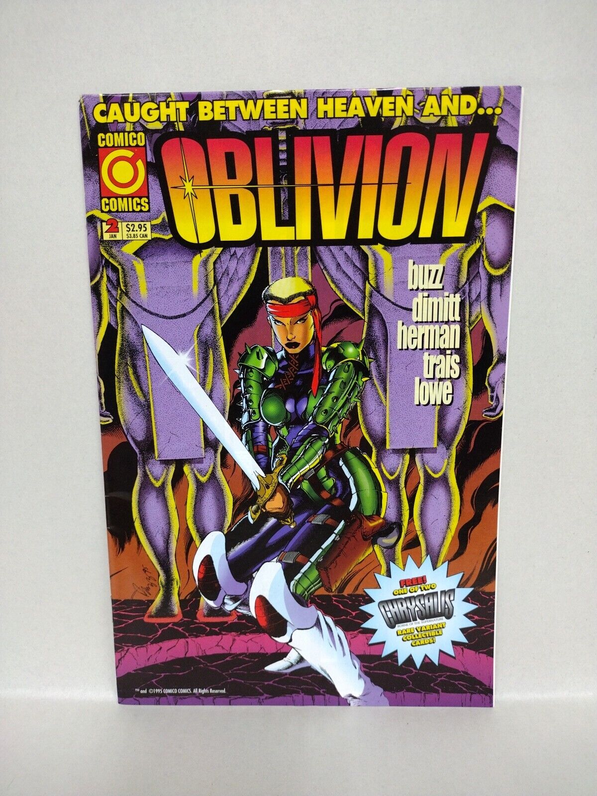 Oblivion (1995) Complete Comico Comic Lot Set Arthur Adams Geoff Darrow Covers