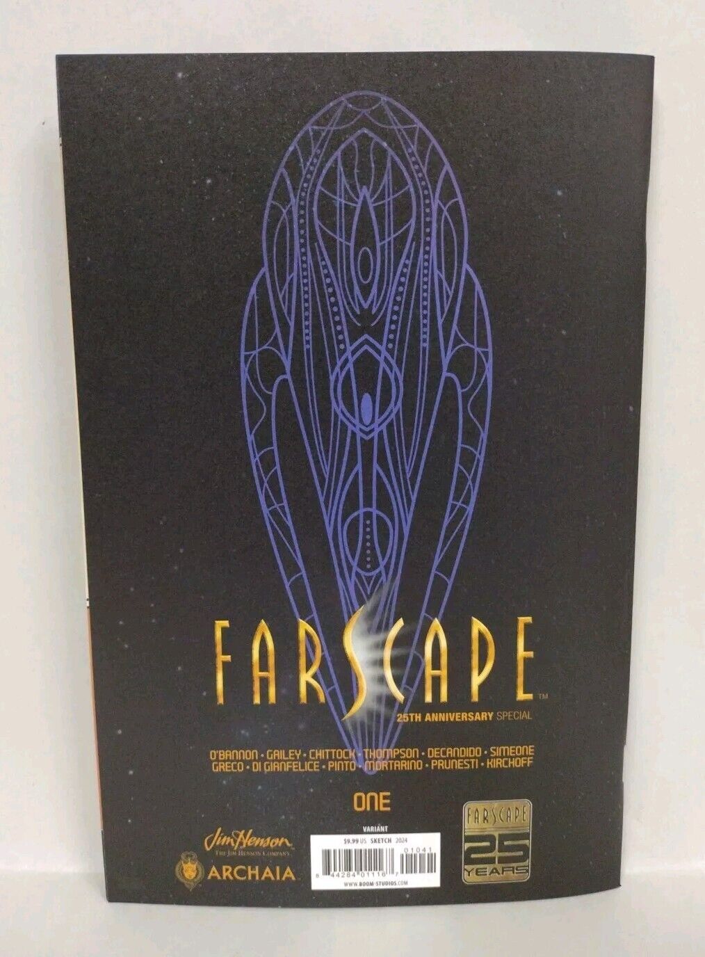 Farscape 25th Anniversary Special 1 2024 Boom Comic Sketch Cover W Original Art