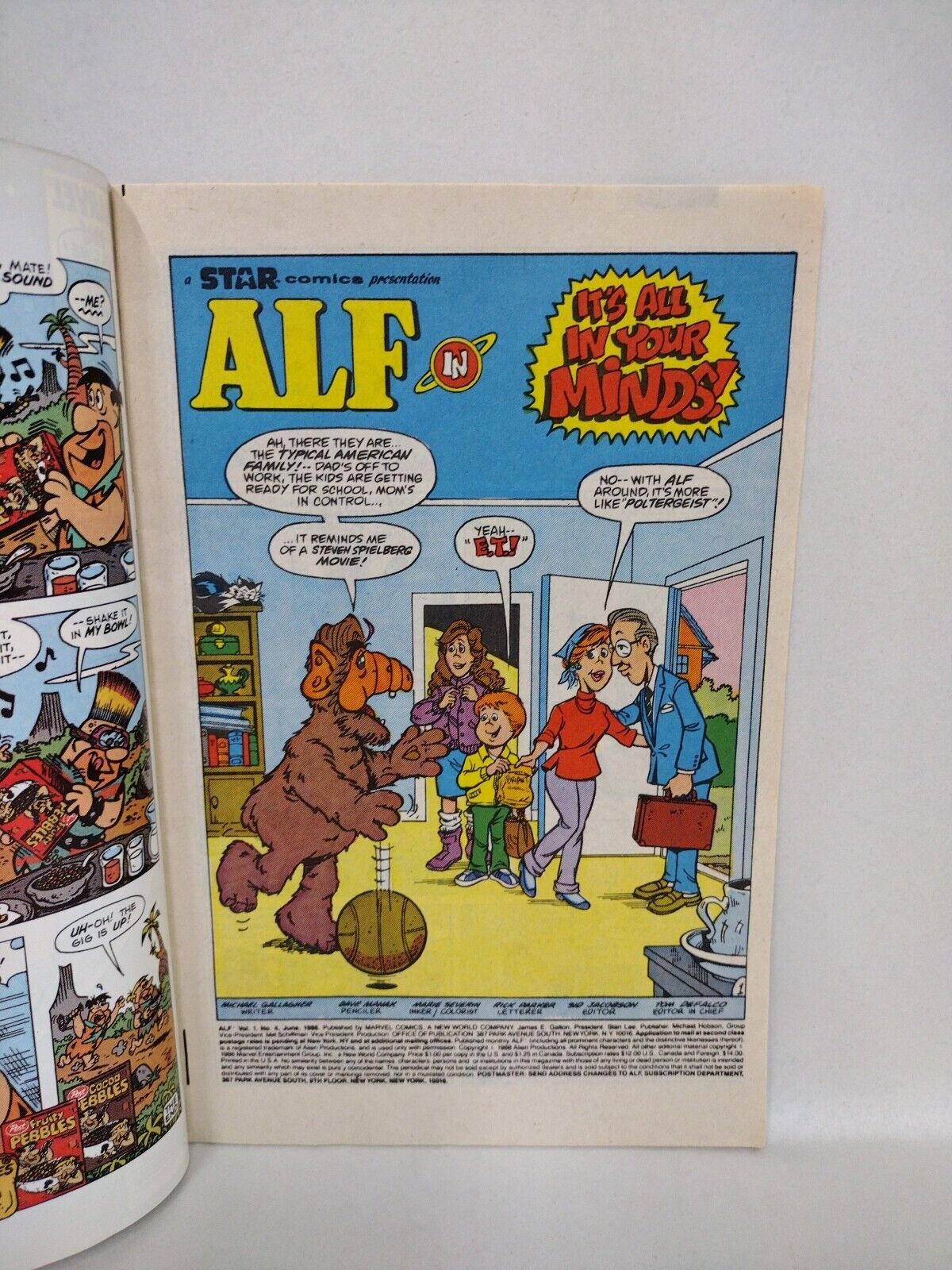 Alf (1988) Marvel Star Comic Lot Set #4 6 11 17 Gordon Shumway Halloween Issue