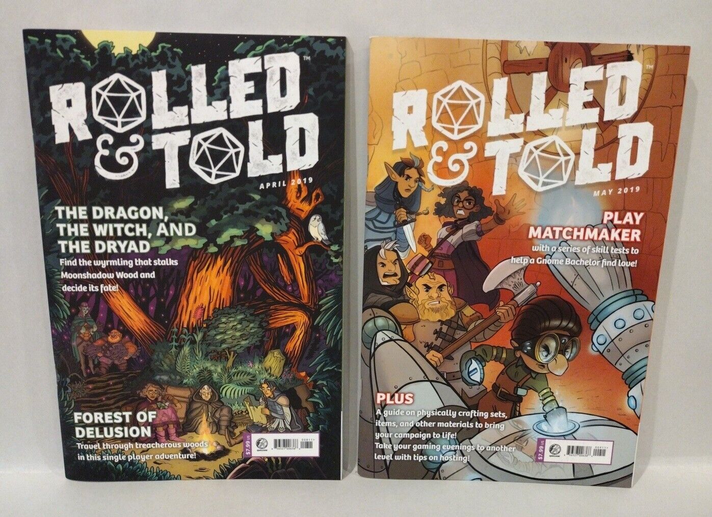 Rolled & Told (2018-19) #1-4, 6-12 Lion Forge Comic lot Of 11 issues D&D