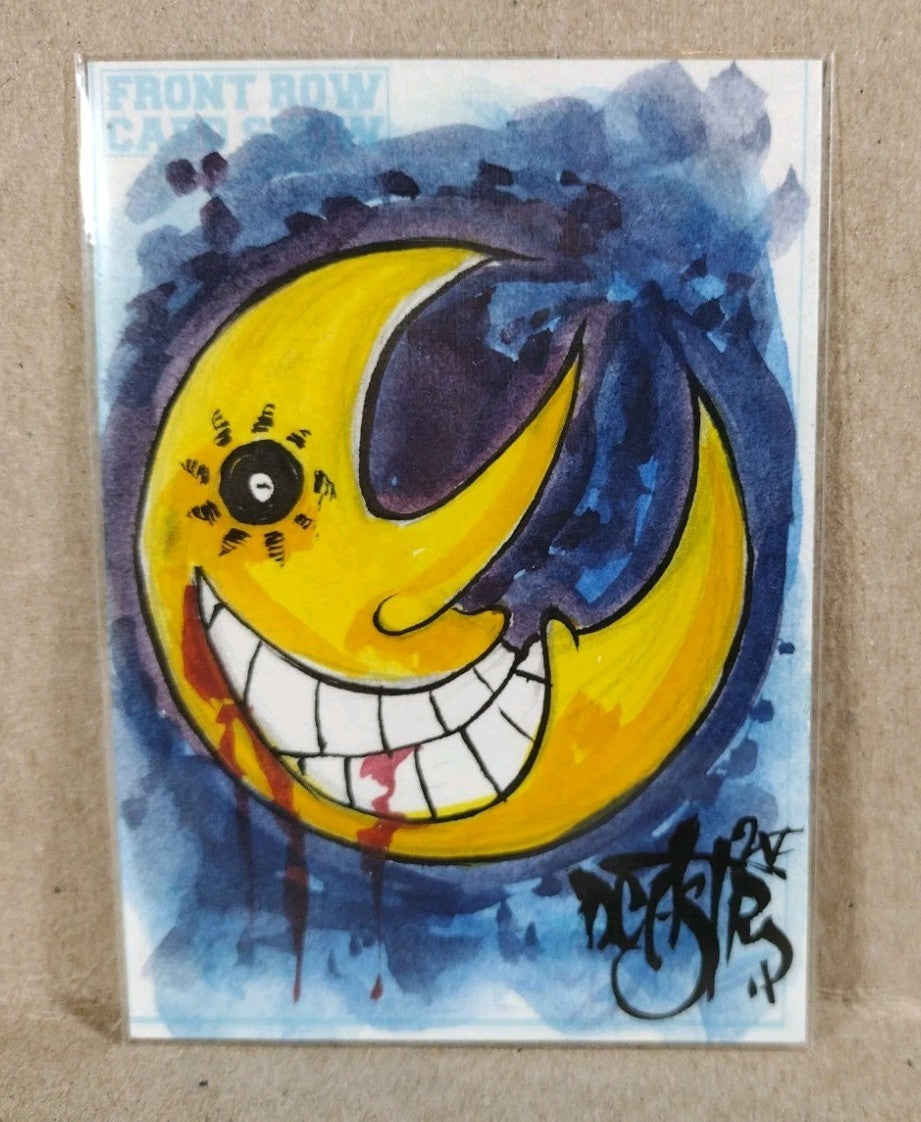 DCastr 2025 Front Row Show Exclusive Sketch Card W Original Soul Eater Moon Art
