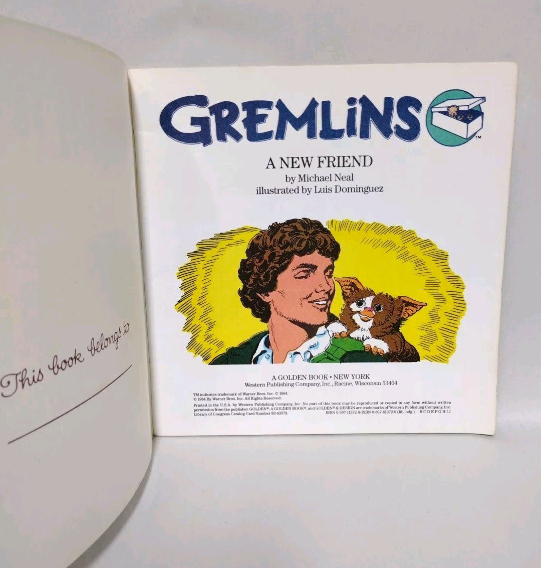 Gizmo And The Gremlins (1984) Story Book 2 3 4 5 W Records + Golden Book Lot