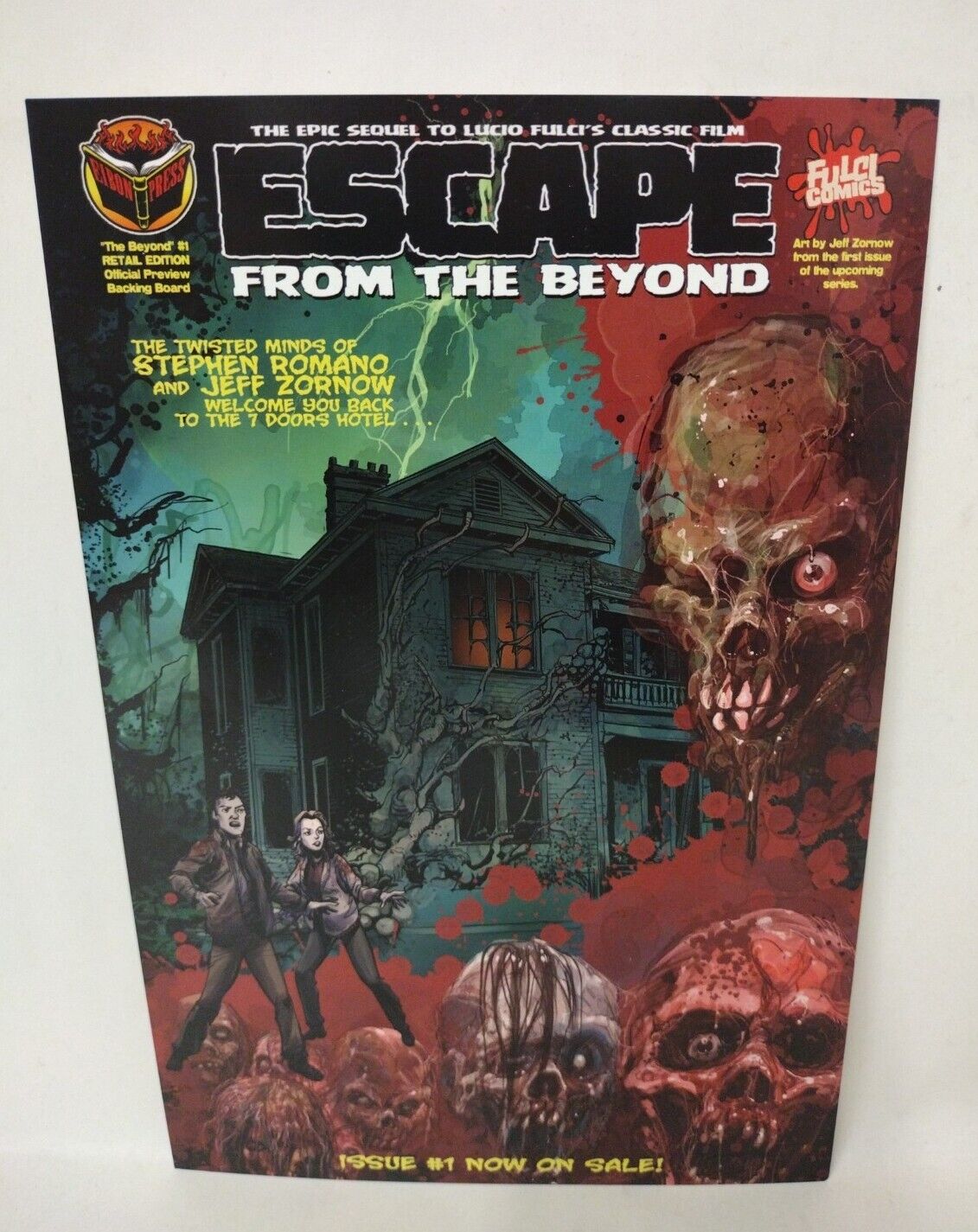 Lucio Fulci THE BEYOND 1 (2021) Ltd Eibon Variant Comic Signed #'d 125/150 NM