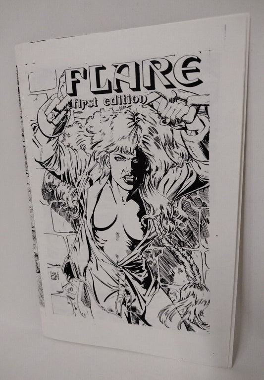 Flare First Edition #6 (1993) Rare Production 12 Page Ashcan Dennis Mallonee 