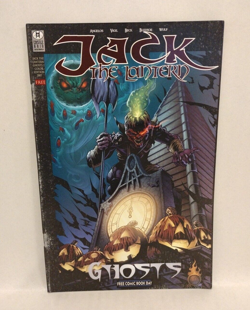 Jack the Lantern Ghosts (2007) Castle Rain Complete Comic Set FCBD Preview 1 2 3