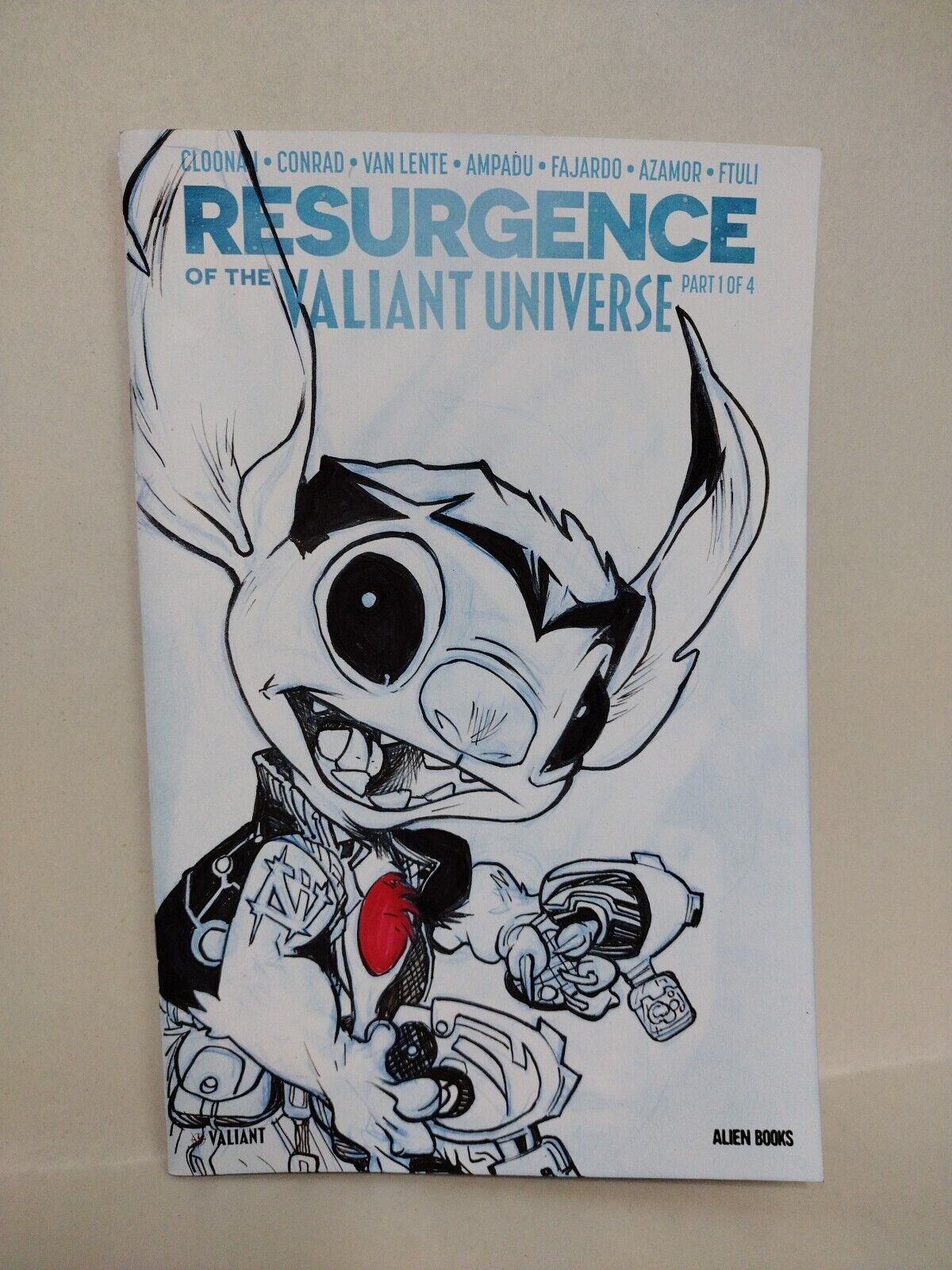 Resurgence Of Valiant Universe #1 (2024) Alien Comics Sketch Var W Original Art