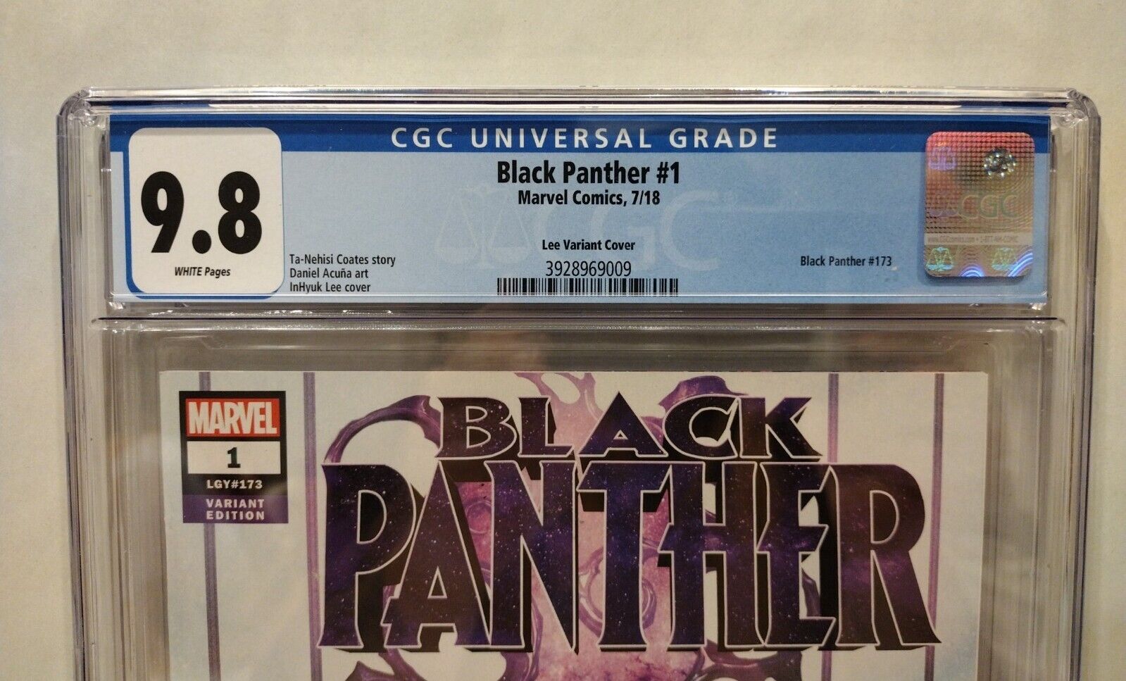 Black Panther 1 (2018) 1:25 InHyuk Lee Marvel Comic Variant CGC 9.8 