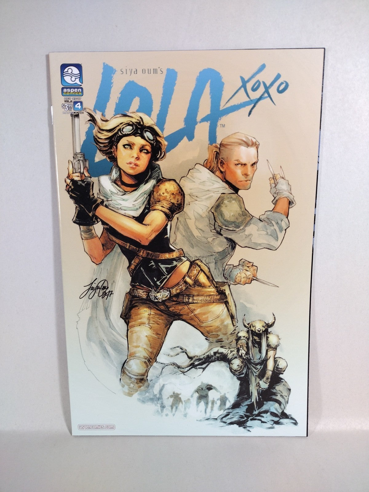 Lola XOXO (2014) Aspen Comic Lot Set 1 2 3 Signed (2017) 2 3 4 5 Siya Oum VF-NM