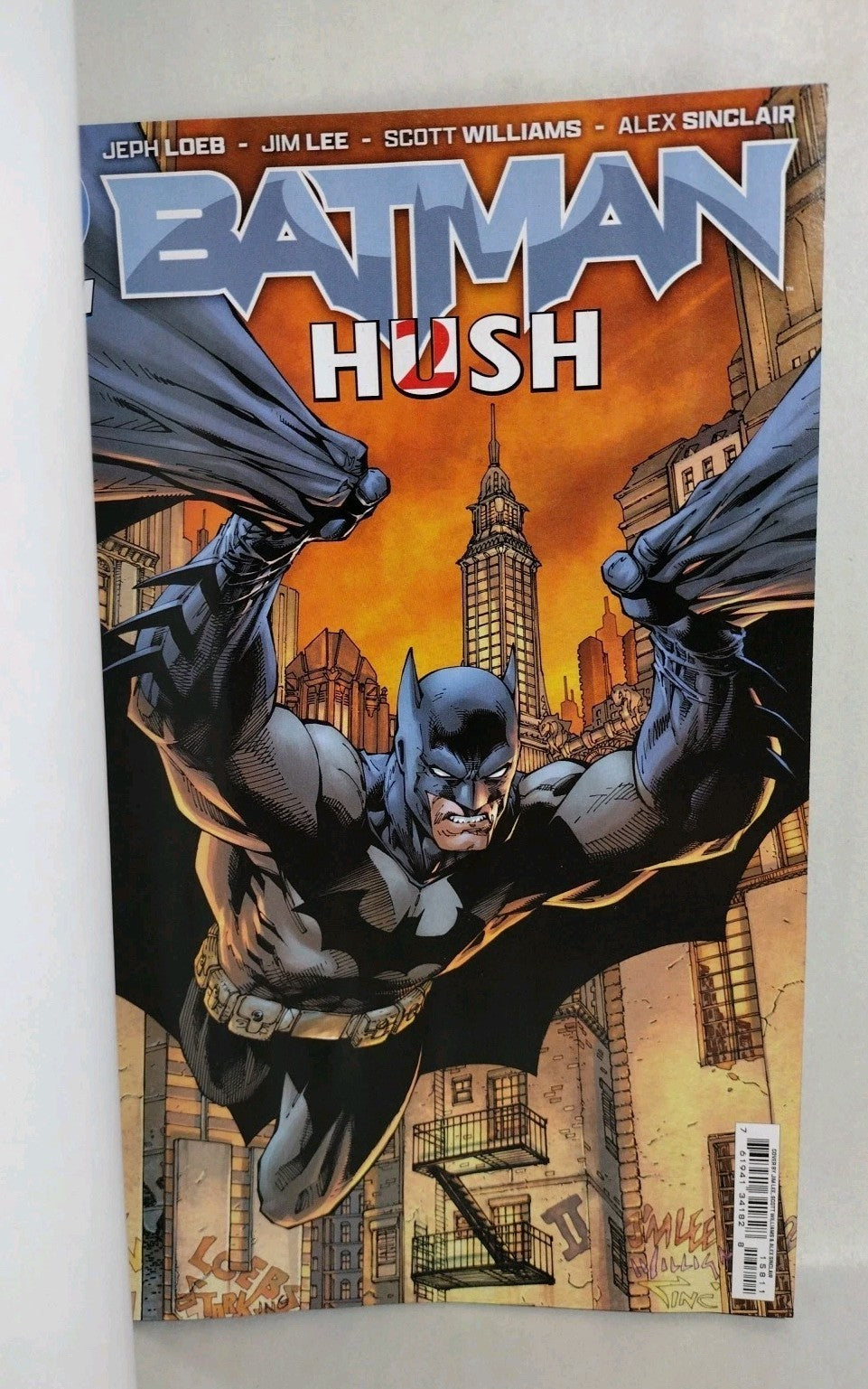 Batman 158 Hush 2 (2025) DC Comic Sketch Variant Cover W Original Dave Castr Art